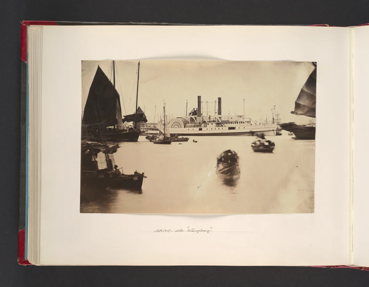 Augustine Heard & Co. Steamer "Kiangloong" by John Thomson, photograph, 1865