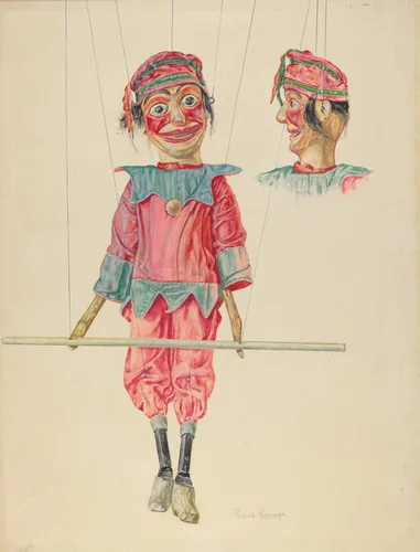 Acrobat Albert by David Ramage, index of american design, 1936