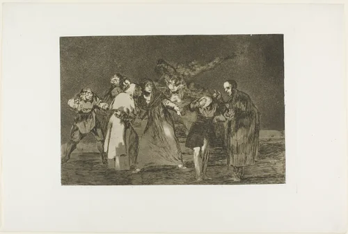 Wounds Heal Quicker than Hasty Words, plate 16 from Los Proverbios by Francisco José de Goya, print, 1815-1824