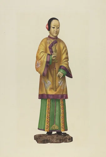 Tea Importer's Sign by Dorothy Van Dunker, John W. Kelleher, index of american design, 1939