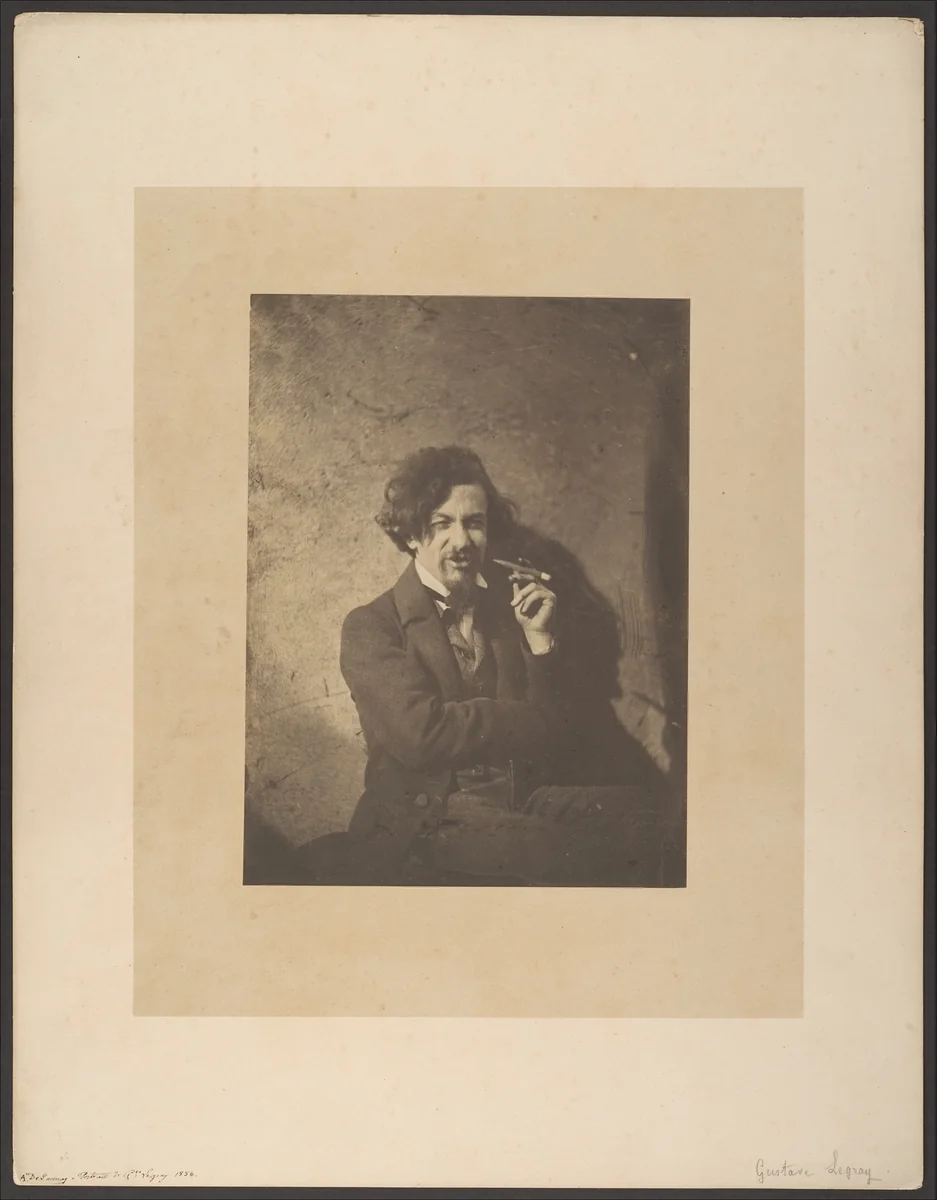 Gustave Le Gray by Alphonse Delaunay, photograph, 1854