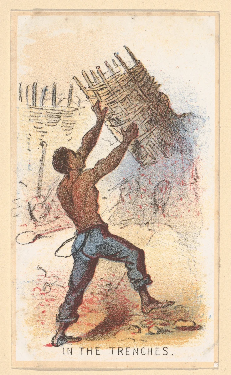 Life in Camp, Part 2: In the Trenches by Winslow Homer, print, 1864