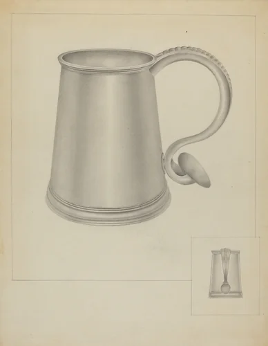 Silver Communion Mug by Isidore Steinberg, index of american design, 1936