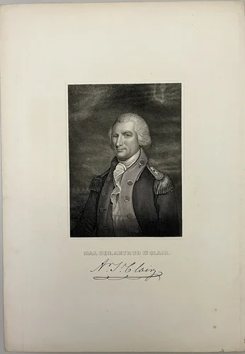 Major General Arthur St. Clair by Edward Wellmore, other, 1800-1899
