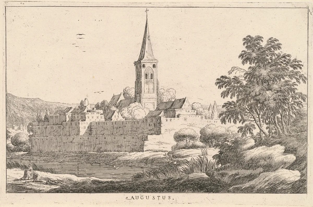 Augustus (August) by Ludovico Mattioli, print, 1662-1747