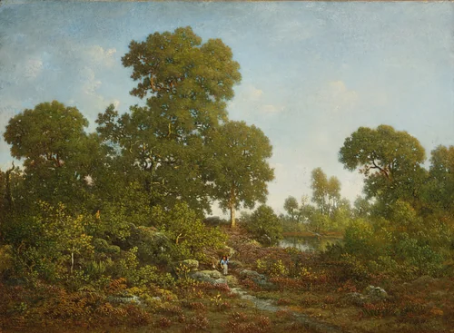 Springtime by Théodore Rousseau, painting, 1855-1865
