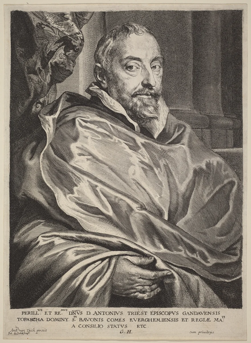 Anton Triest by Pieter de Jode Gillis Hendricx, print, 1632
