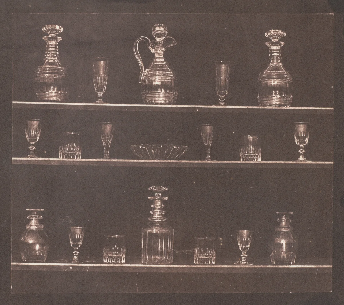 Articles of Glass by William Henry Fox Talbot, photograph, 1844