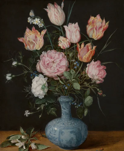 Flowers in a Wan-Li Vase by Jan Brueghel, painting, 1610
