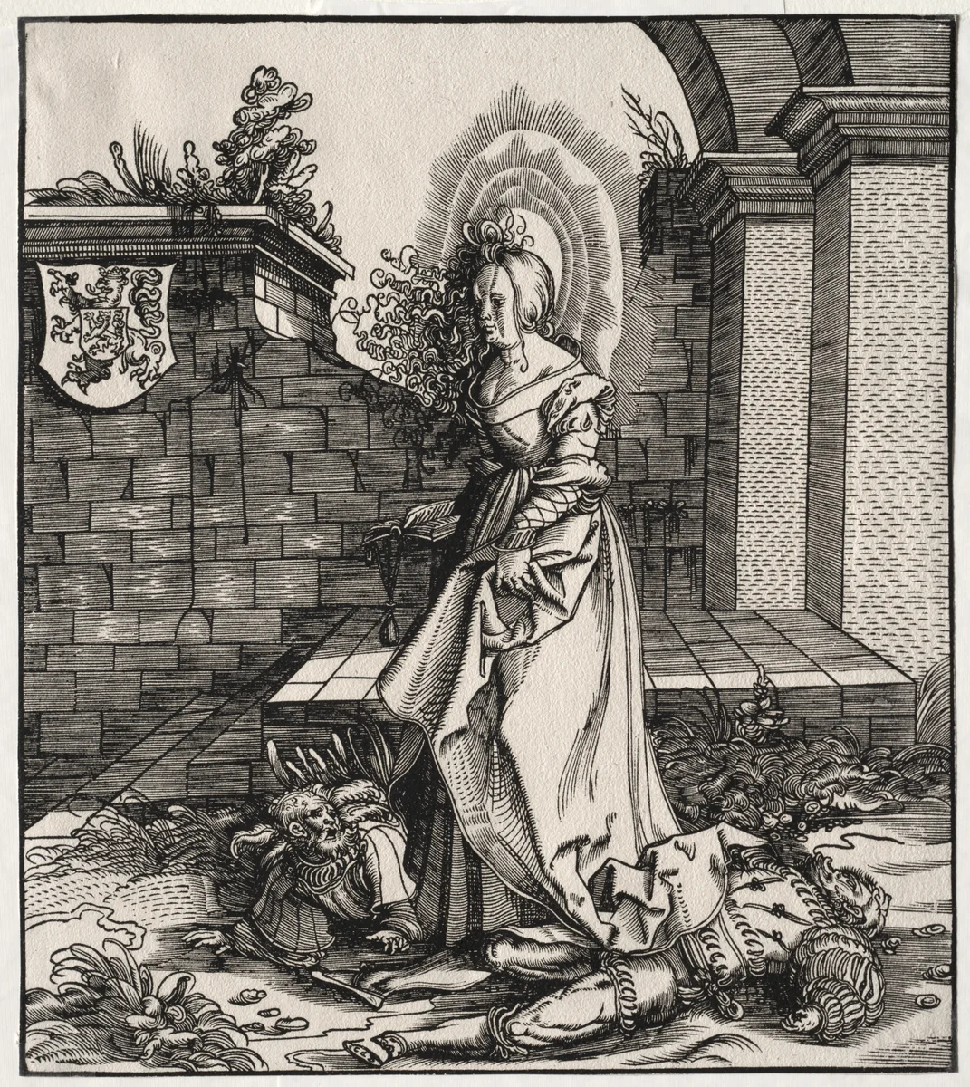 Saints Connected with the House of Hapsburg: A General Account of the Ancestry of Emperor Maximilian I by Leonhard Beck, print