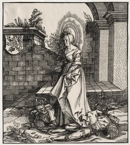 Saints Connected with the House of Hapsburg: A General Account of the Ancestry of Emperor Maximilian I by Leonhard Beck, print