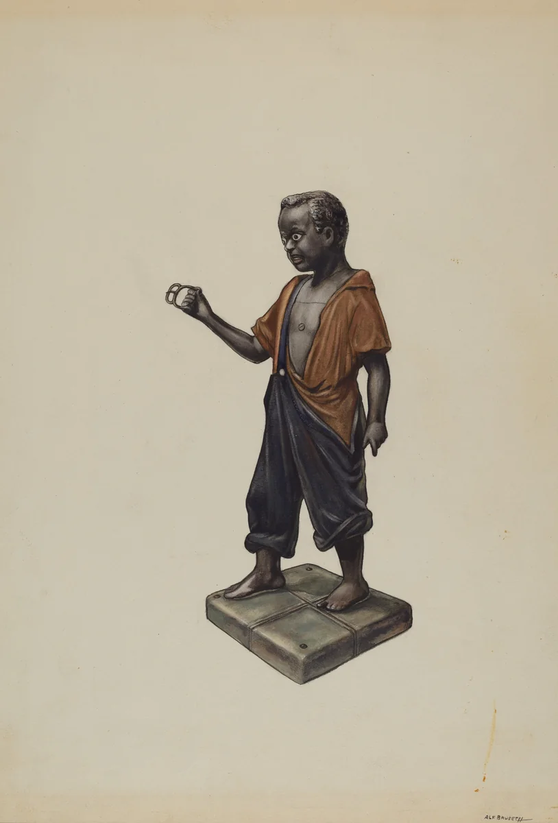 Hitching Post by Alf Bruseth, index of american design, 1937