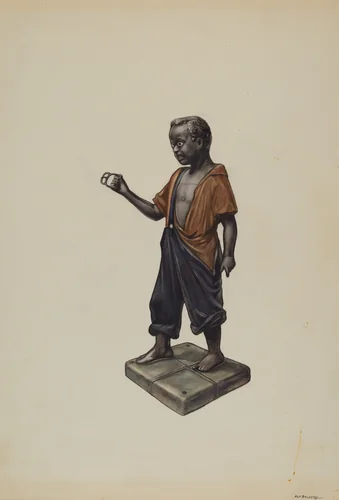 Hitching Post by Alf Bruseth, index of american design, 1937