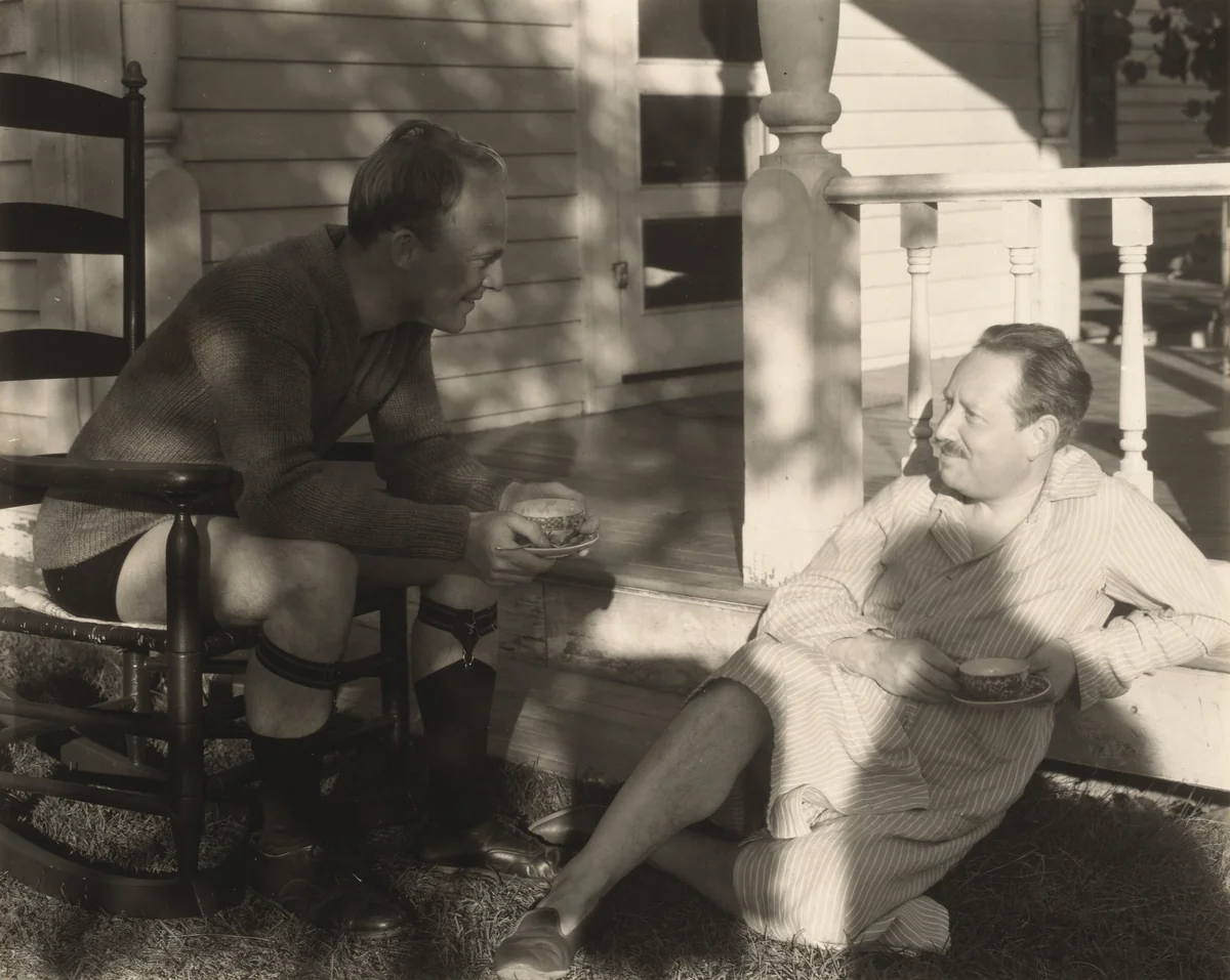 Jerome Mellquist and Paul Rosenfeld, Lake George by Alfred Stieglitz, photograph, 1931