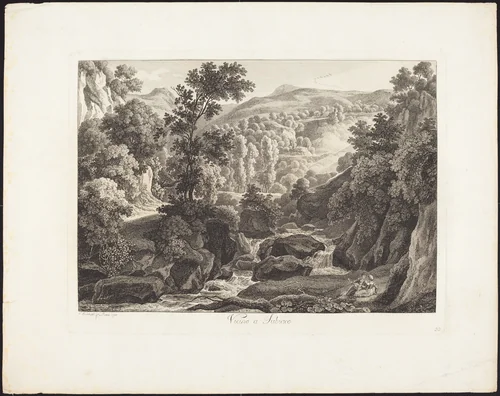 Vicino a Subiaco by Johann Christian Reinhart, portfolio, 1761-1847