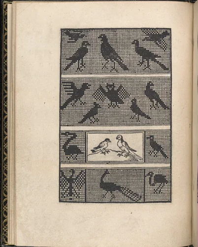 Page from Ein new kunstlich Modelbuch...(Page 7v) by Peter Quentel, book, 1544