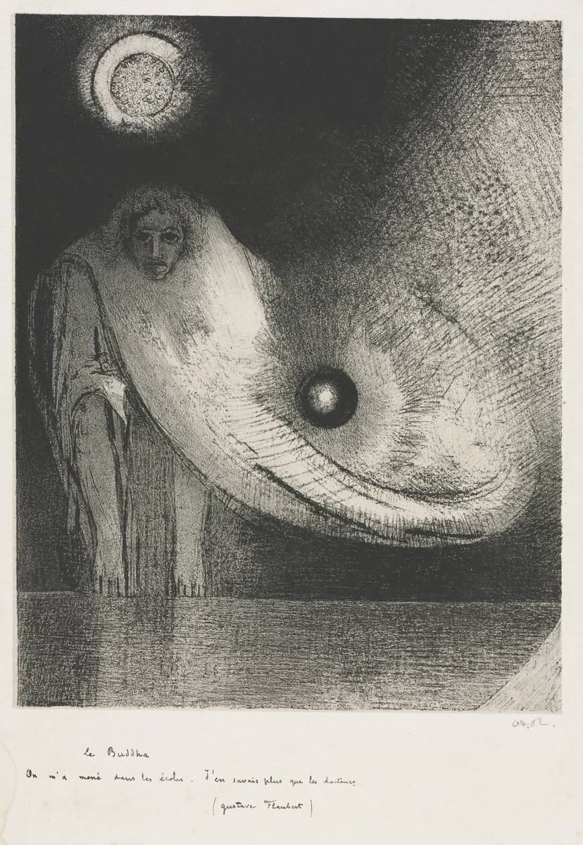 The Buddha by Odilon Redon, print, 1895
