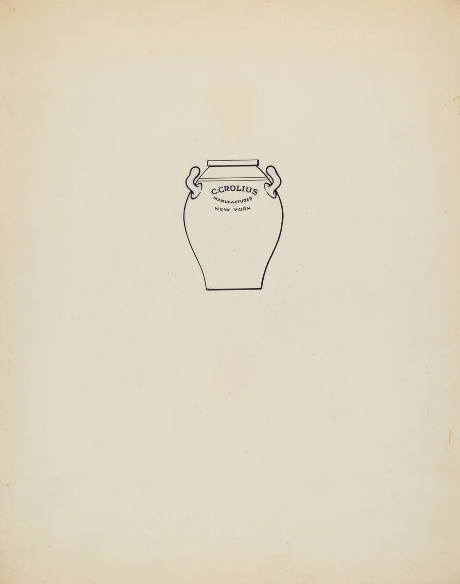 Jar by Charles Caseau, index of american design, 1937