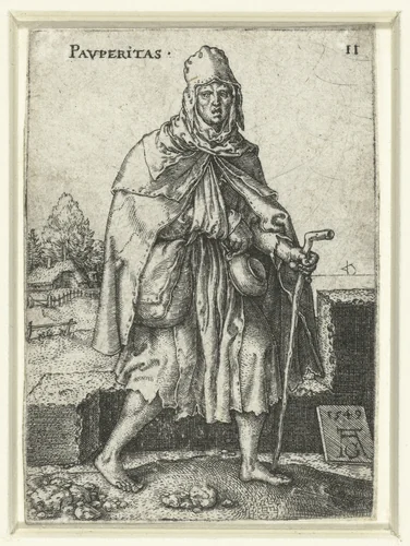 Armoede by Unknown, print, 1549