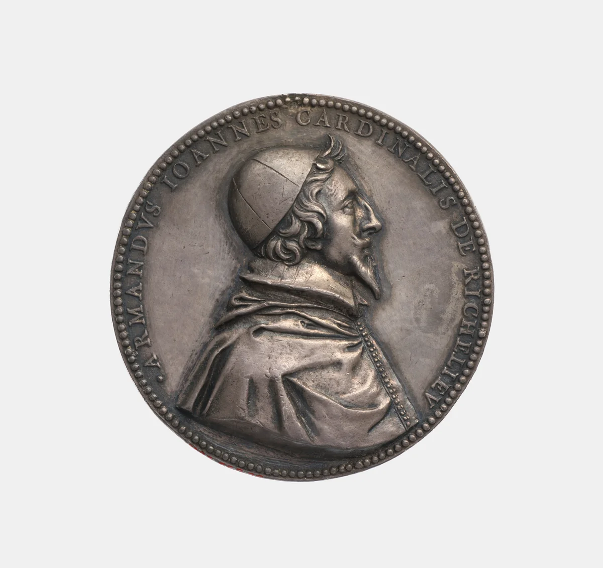 Armand Jean du Plessis 1585-1642, Cardinal de Richelieu 1622-42 by Jean Varin, metalwork, 1630