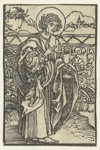 Apostel Johannes de Evangelist by Unknown, print, 1503