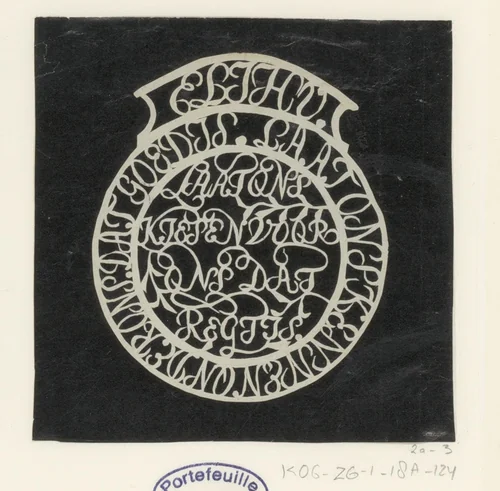 Spreuk: Laat ons kiesen voor ons dat regt is, Laat ons kennen onder ons dat goed is by anonymous, other, 1750-1849