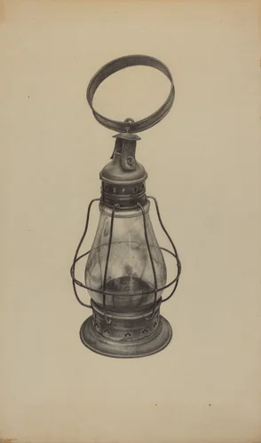 Hand Lantern by Florence Strom, index of american design, 1938