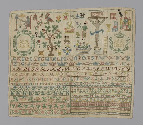 Sampler by Germany, textile, 1803