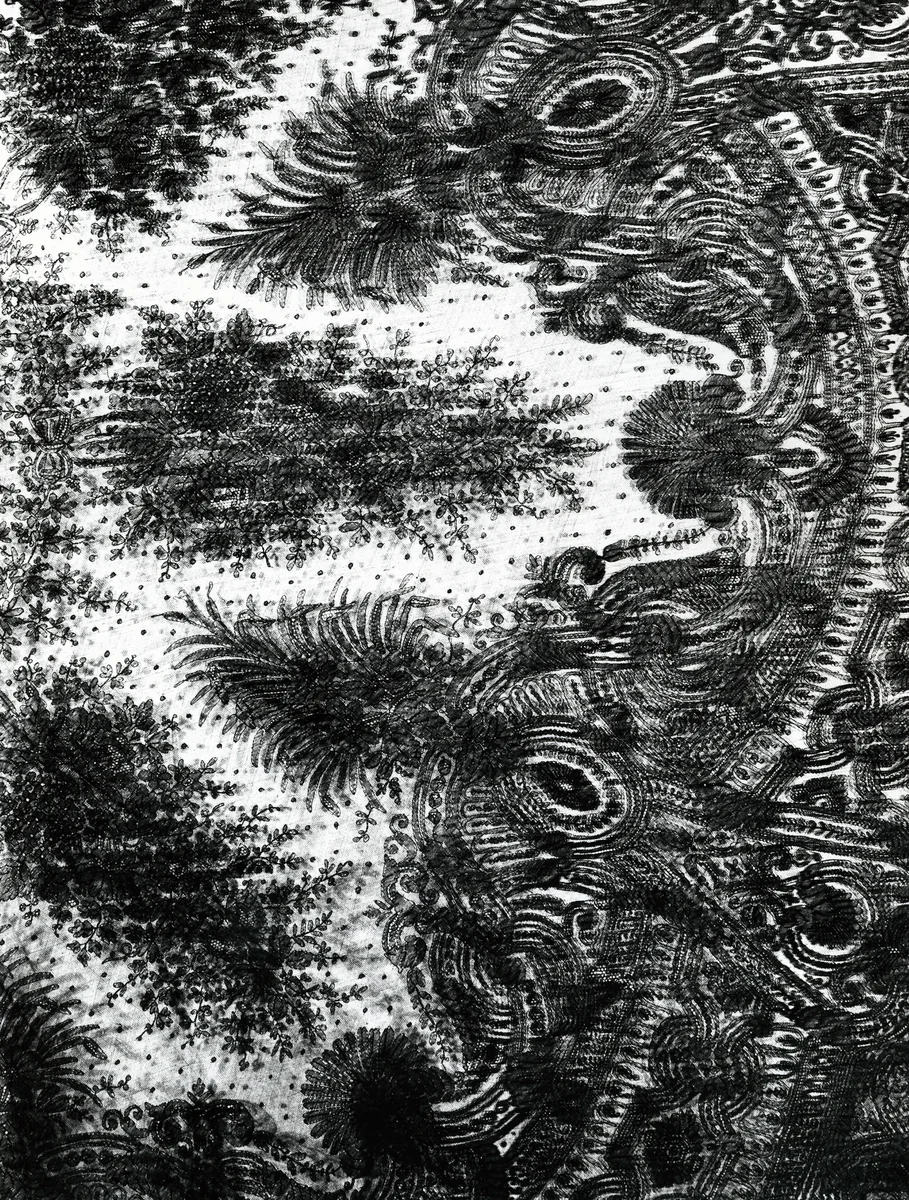 Cape by England or France, textile, 1860-1869