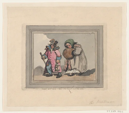 A Return from a Visit by Thomas Rowlandson, print, 1798