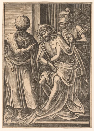 Ecce Homo by Giuseppe Scolari, print, 1575-1625