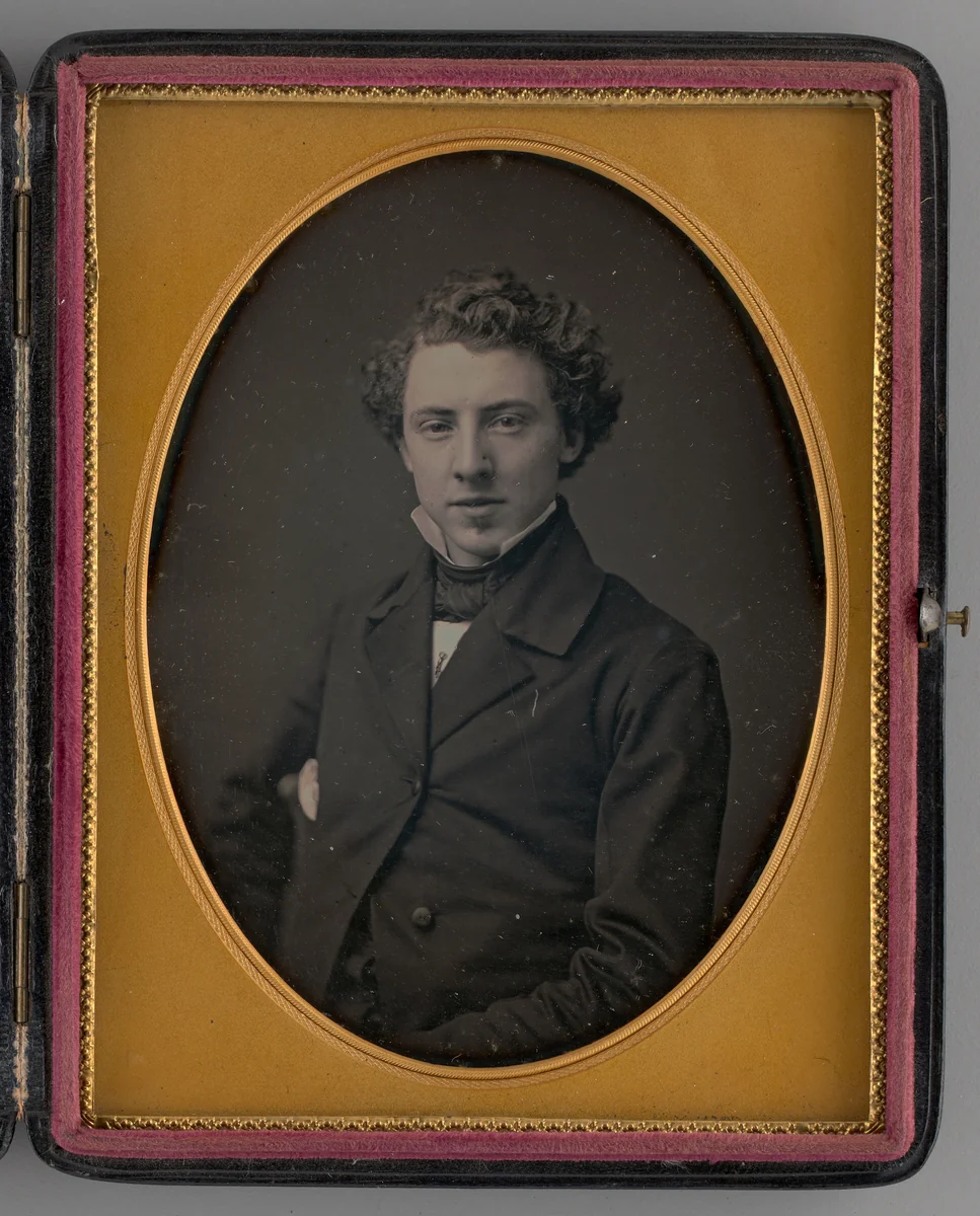 Untitled (Portrait of Man) by Boston School, other, 1858