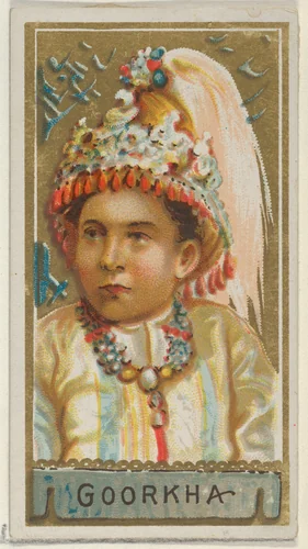 Goorkha, from the Types of All Nations series (N24) for Allen & Ginter Cigarettes by Allen & Ginter, print, 1889