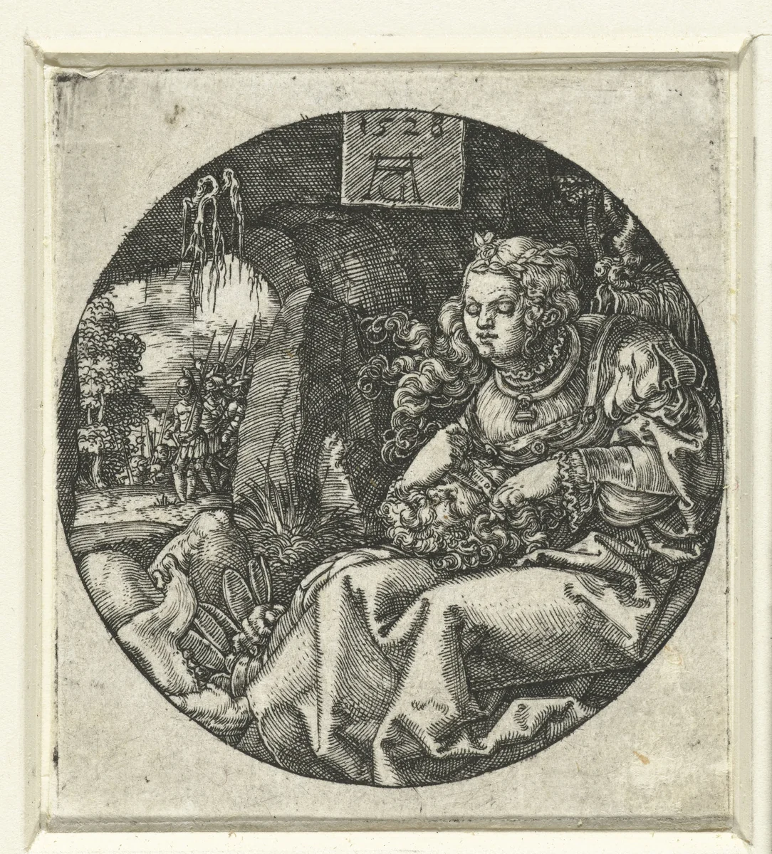 Simson en Delila by Unknown, print, 1528