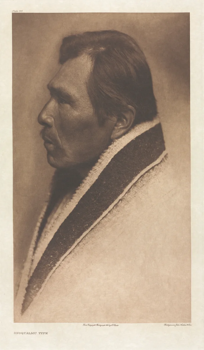 Portfolio IX, Plate 319: Snoqualmu Type by Edward Curtis, other, 1901
