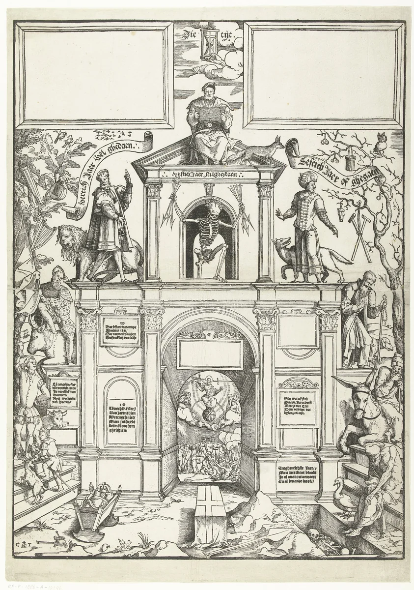 De trap des levens by Unknown, print, 1545-1553