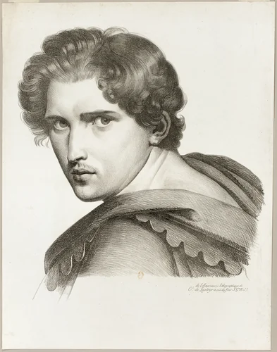 Expressive Head by Artist Unknown, print, 1816-1818