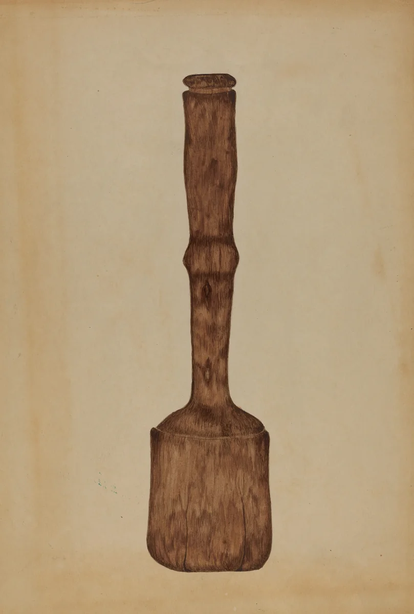 Masher by American 20th Century, index of american design, 1935-1942