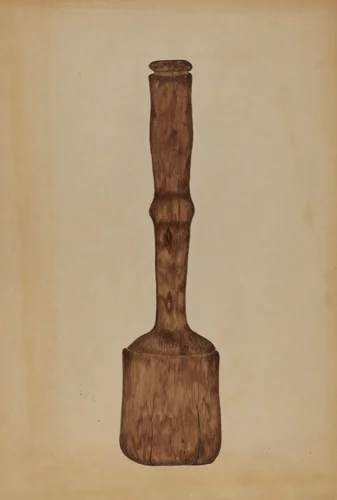 Masher by American 20th Century, index of american design, 1935-1942