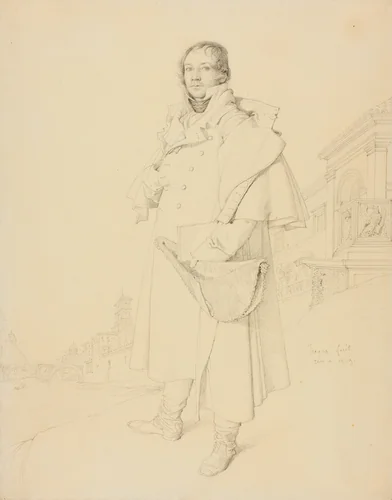 Charles François Mallet, Civil Engineer by Jean-Auguste-Dominique Ingres, drawing, 1809-1867