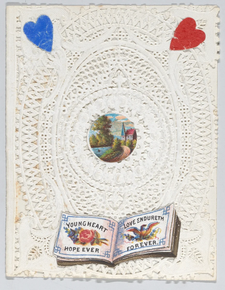 Valentine by anonymous, other, 1842-1875