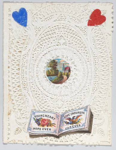 Valentine by anonymous, other, 1842-1875