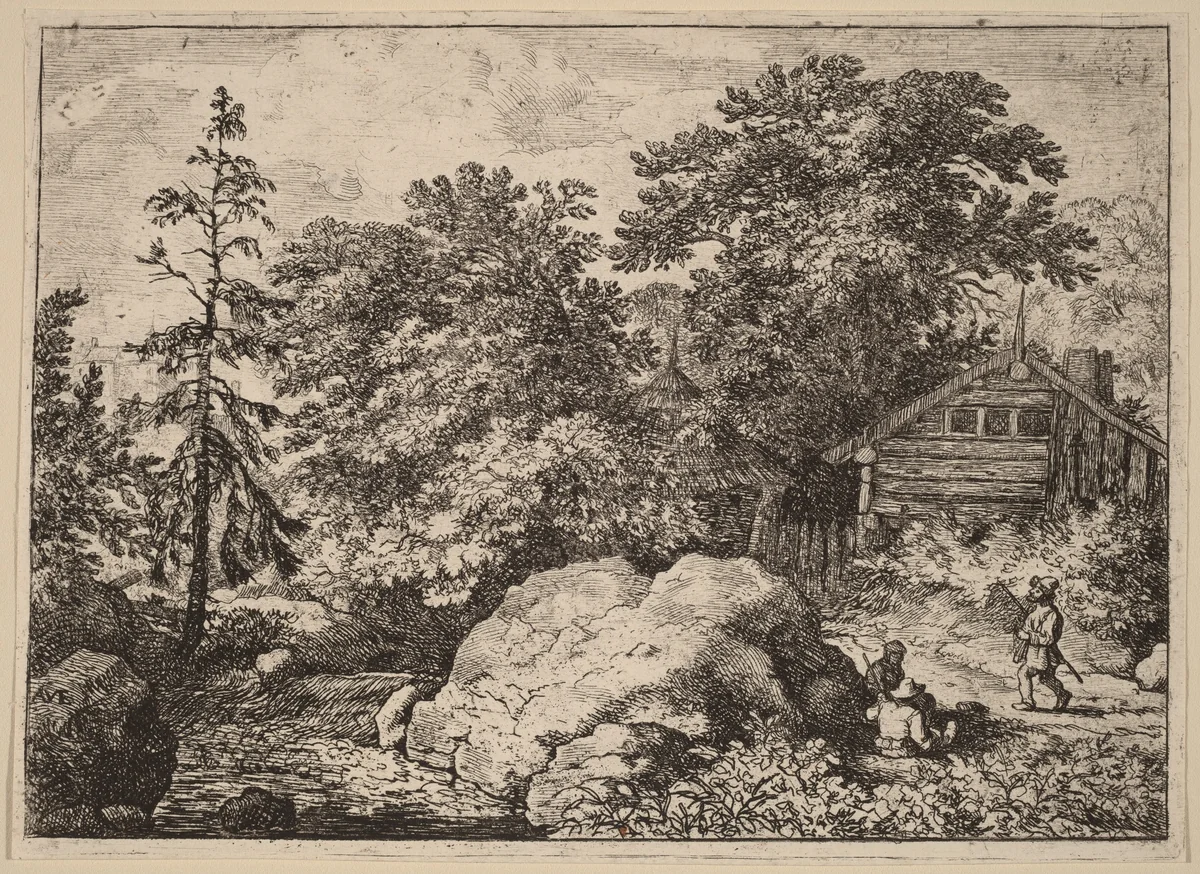 The Knoll by Allart van Everdingen, print, 1645-1656