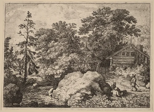 The Knoll by Allart van Everdingen, print, 1645-1656
