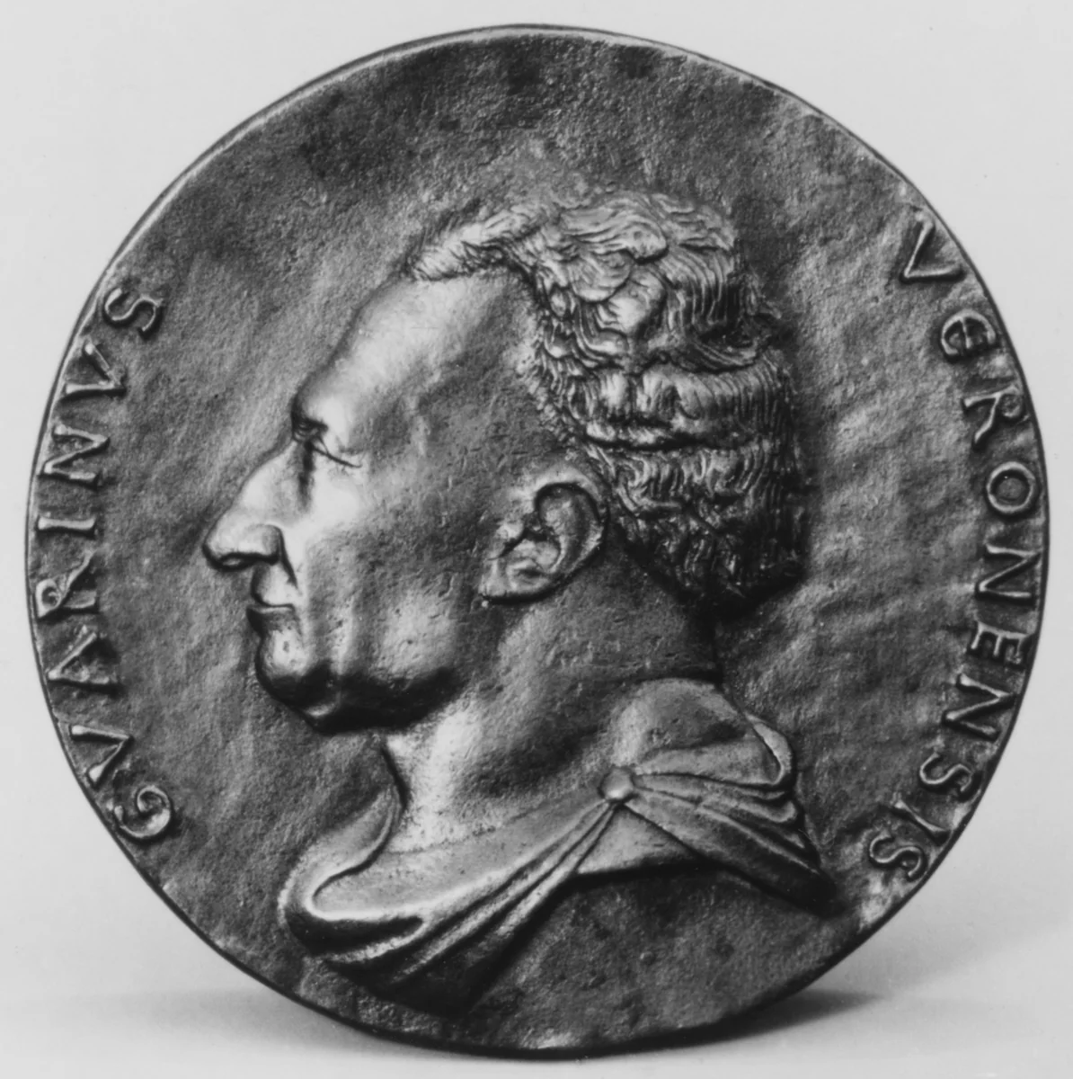Guarino da Verona, Humanist by Matteo de' Pasti, metalwork, 1436-1446