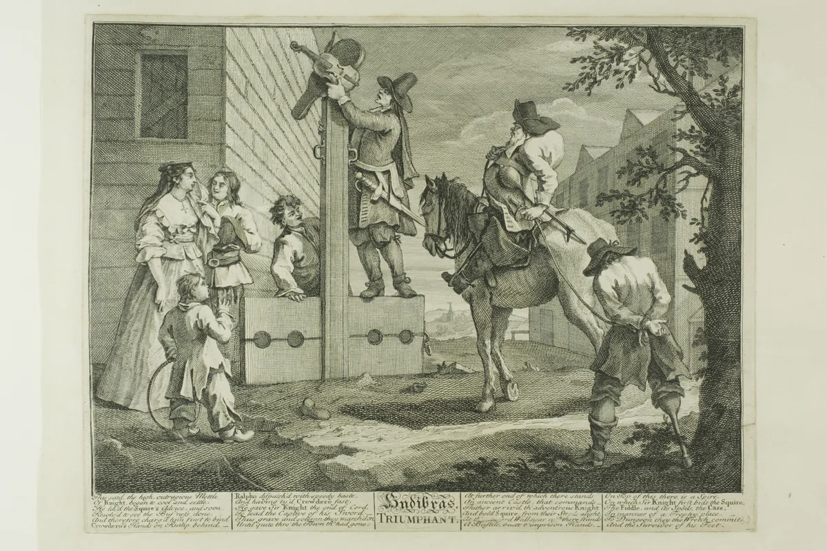 Hudibras Triumphant, plate four from Hudibras by William Hogarth, print, 1725-1726