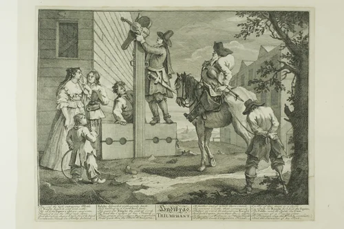 Hudibras Triumphant, plate four from Hudibras by William Hogarth, print, 1725-1726