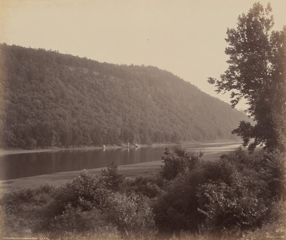 Susquehanna at Standing Stone by William H. Rau, photograph, 1890-1900