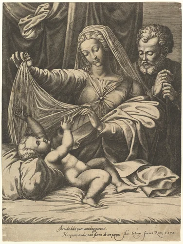 The Madonna of Loreto by Giorgio Ghisi, print, 1520-1582