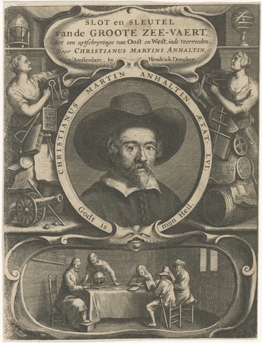 Portret van Christian Martin Anhaltin by Reinier van Persijn, print, 1659